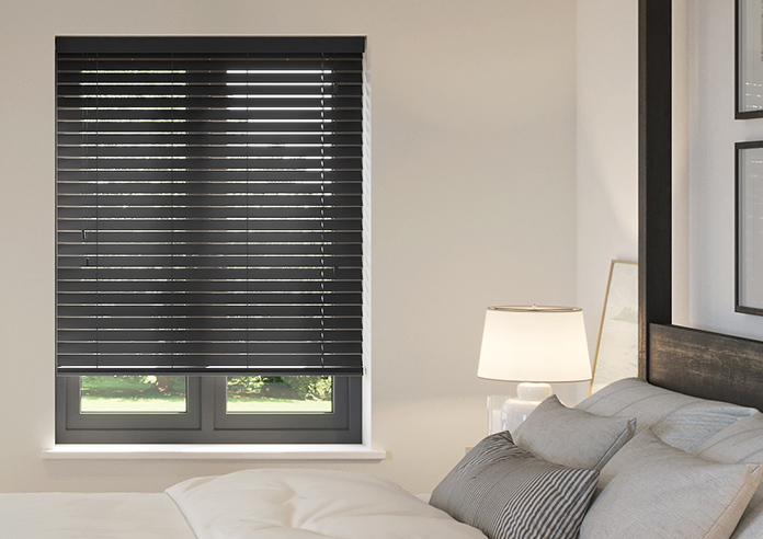 Ecowood, True Black Satin - Venetian Blind - Image 3